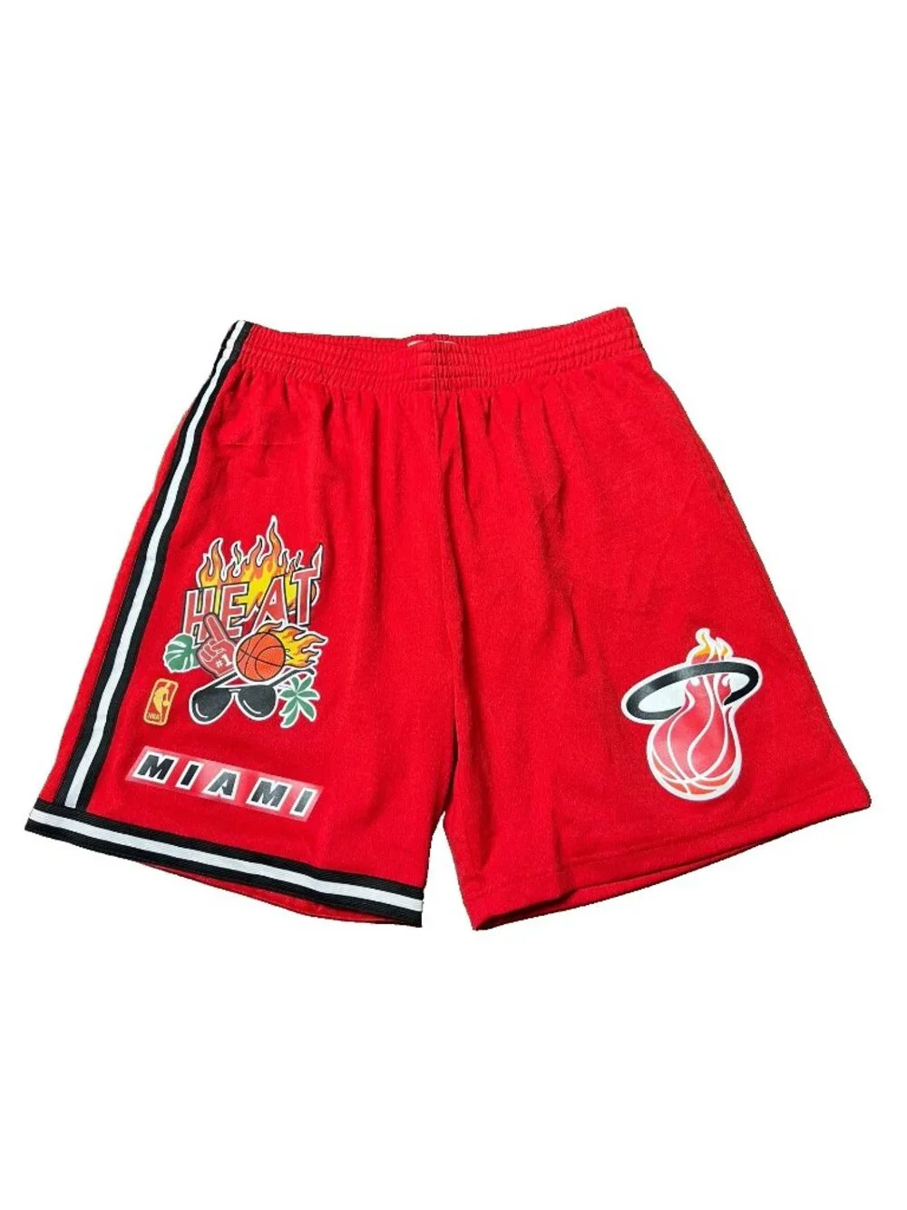 MITCHELL & NESS NBA SWINGMAN SHORTS ALTERNATE HEAT 96-97 2XL